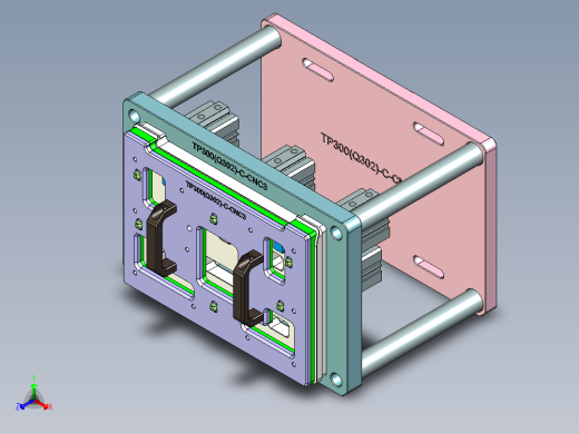 TP300-C-CNC3笔记本CNC工装夹具三维模型-0506正等轴测缩略图