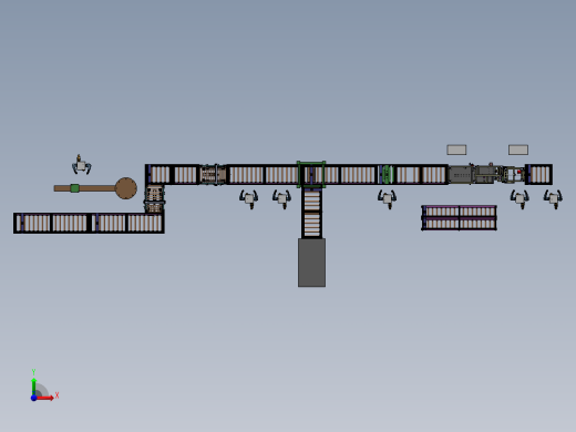 变频器半自动包装输送线sw15可编辑前视缩略图