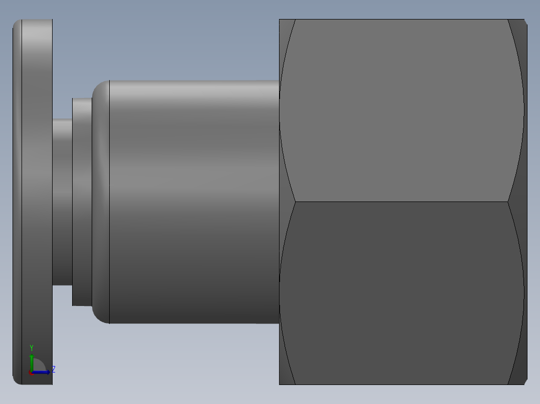 气动元件APCF8_03左视图