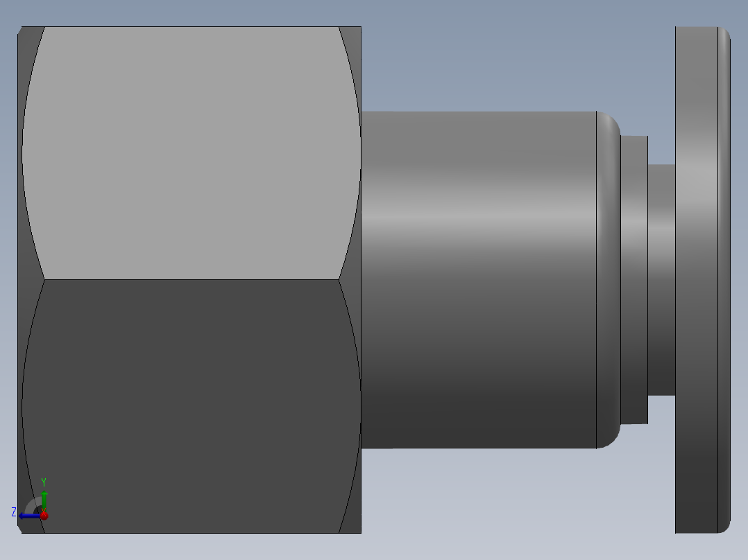 气动元件APCF8_03右视图