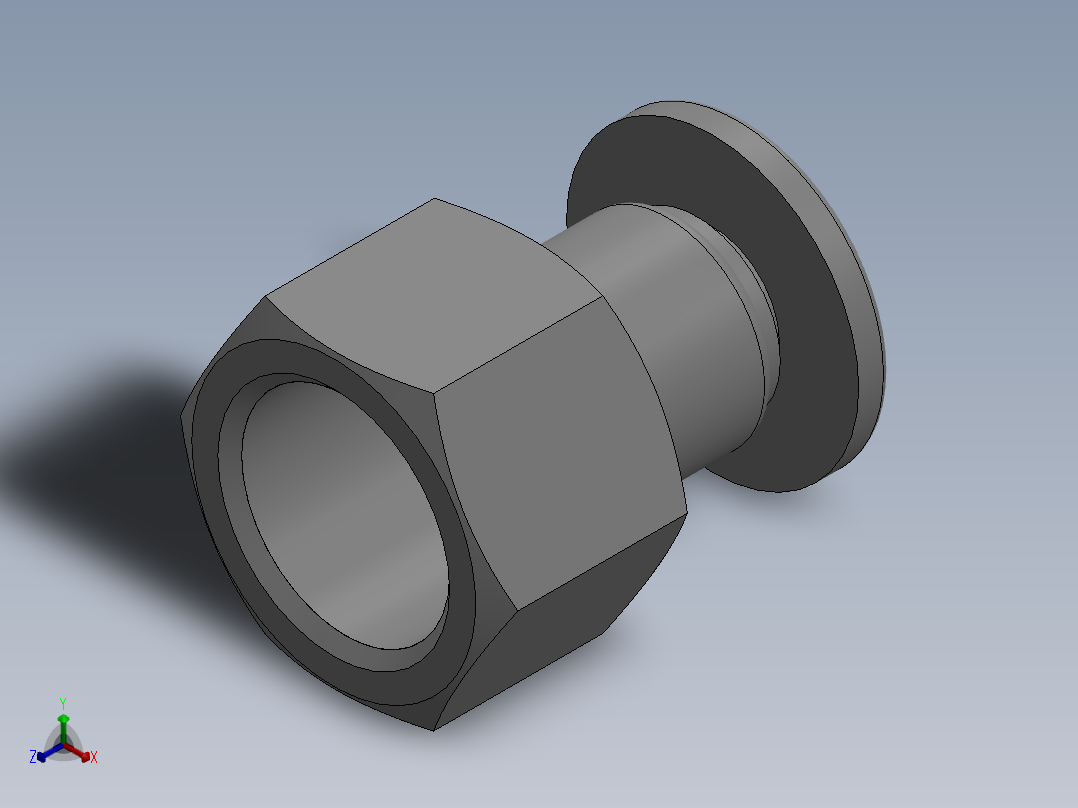 气动元件APCF8_03正等轴测图