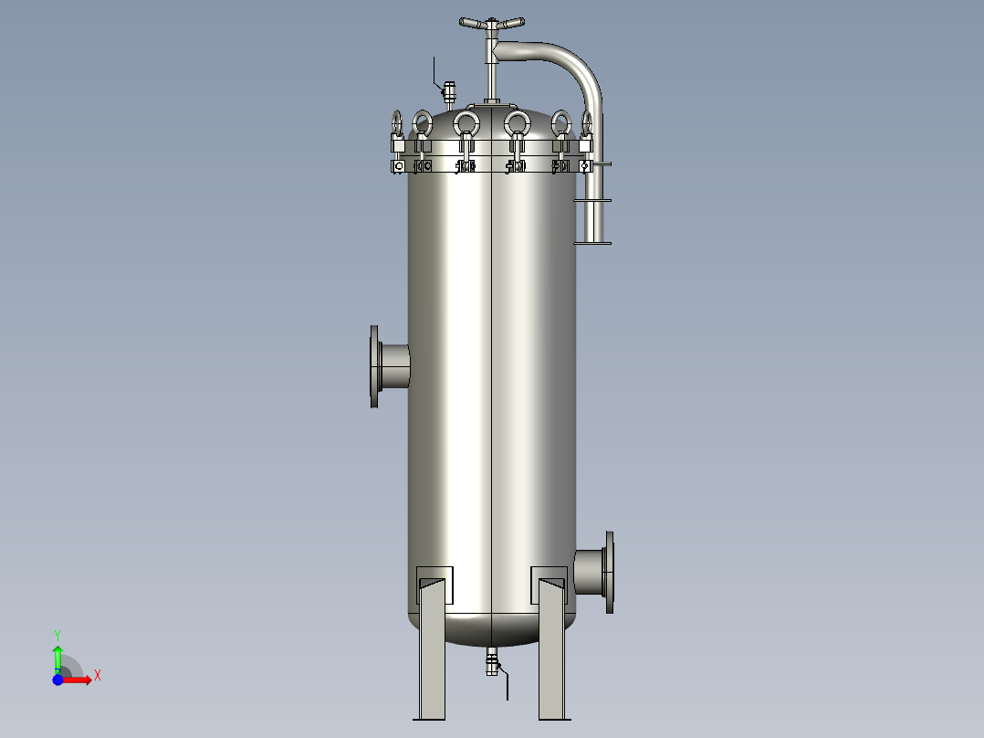 大流量滤芯过滤器2024.7.23前视图