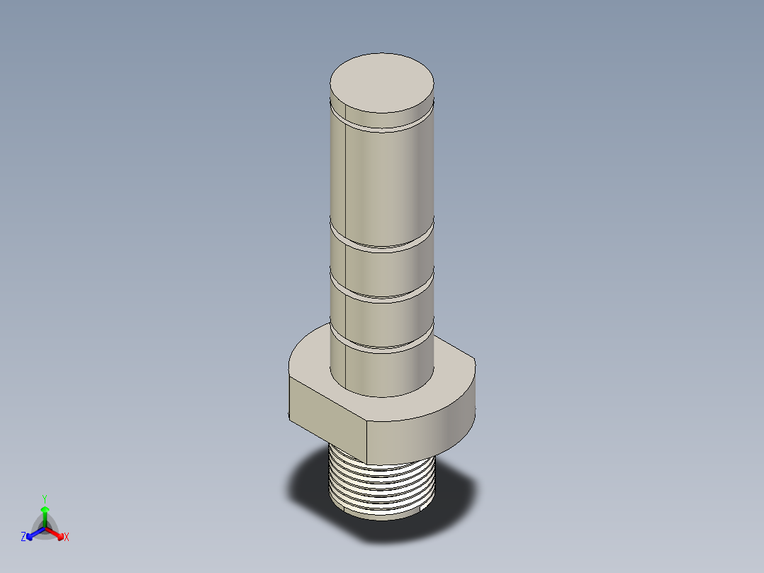 外壳引脚正等轴测图