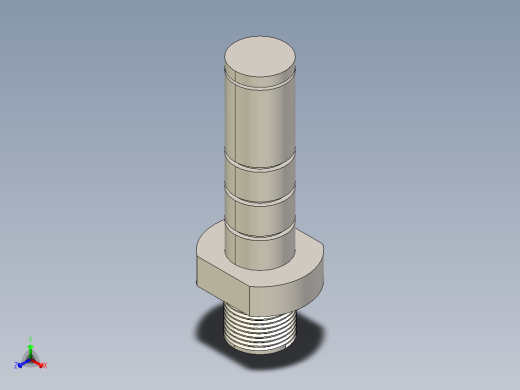 外壳引脚正等轴测缩略图