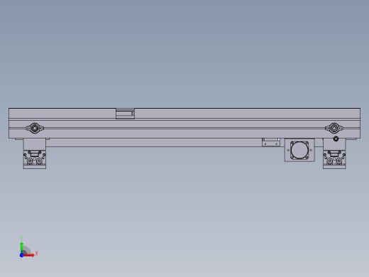 宽度可调节的皮带输送机