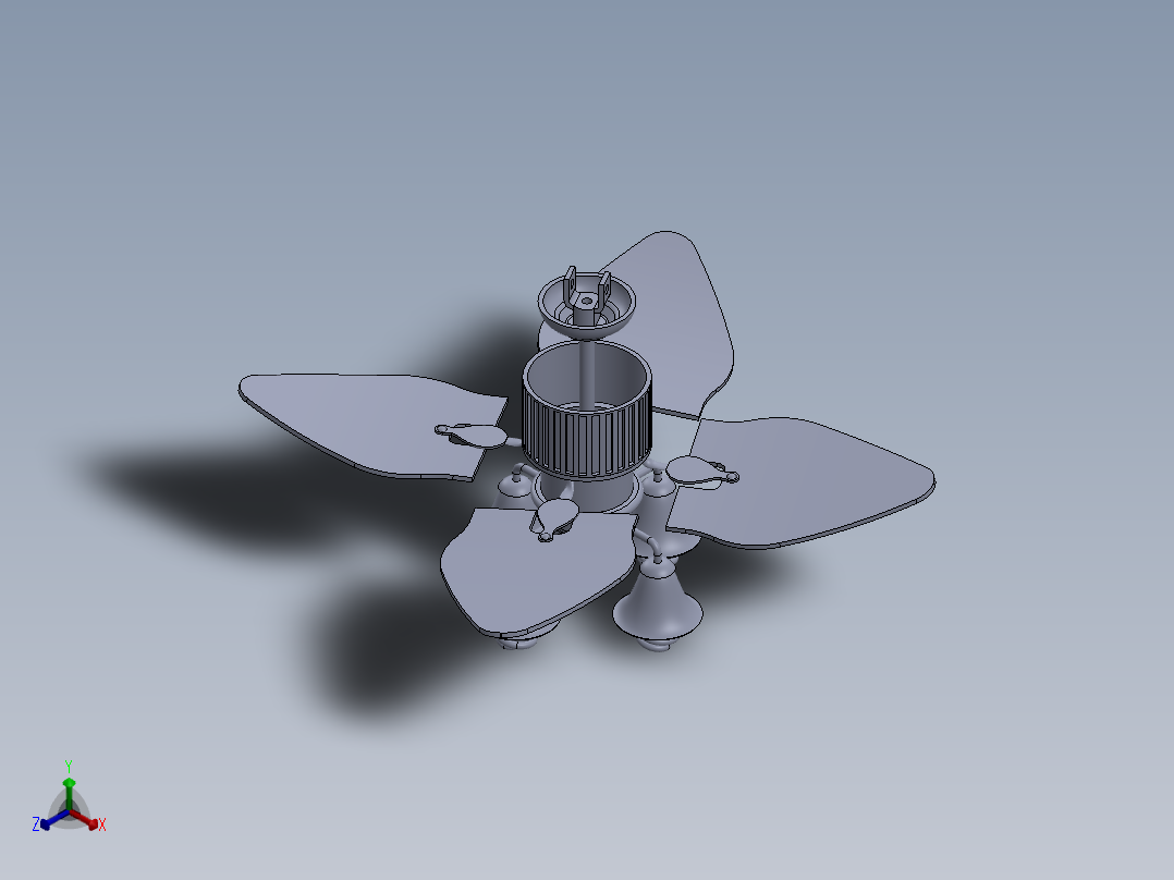 风扇(22)正等轴测图