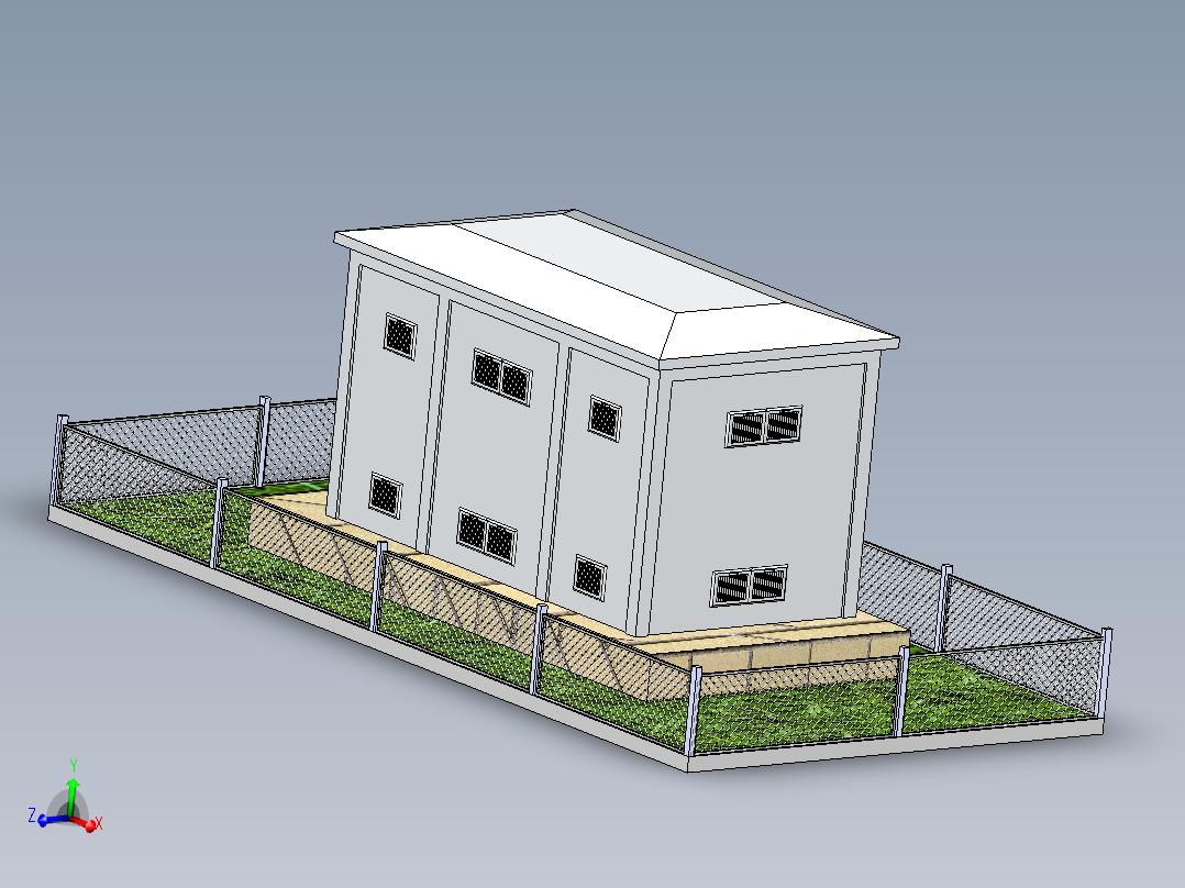 A2004049-加油站主视图