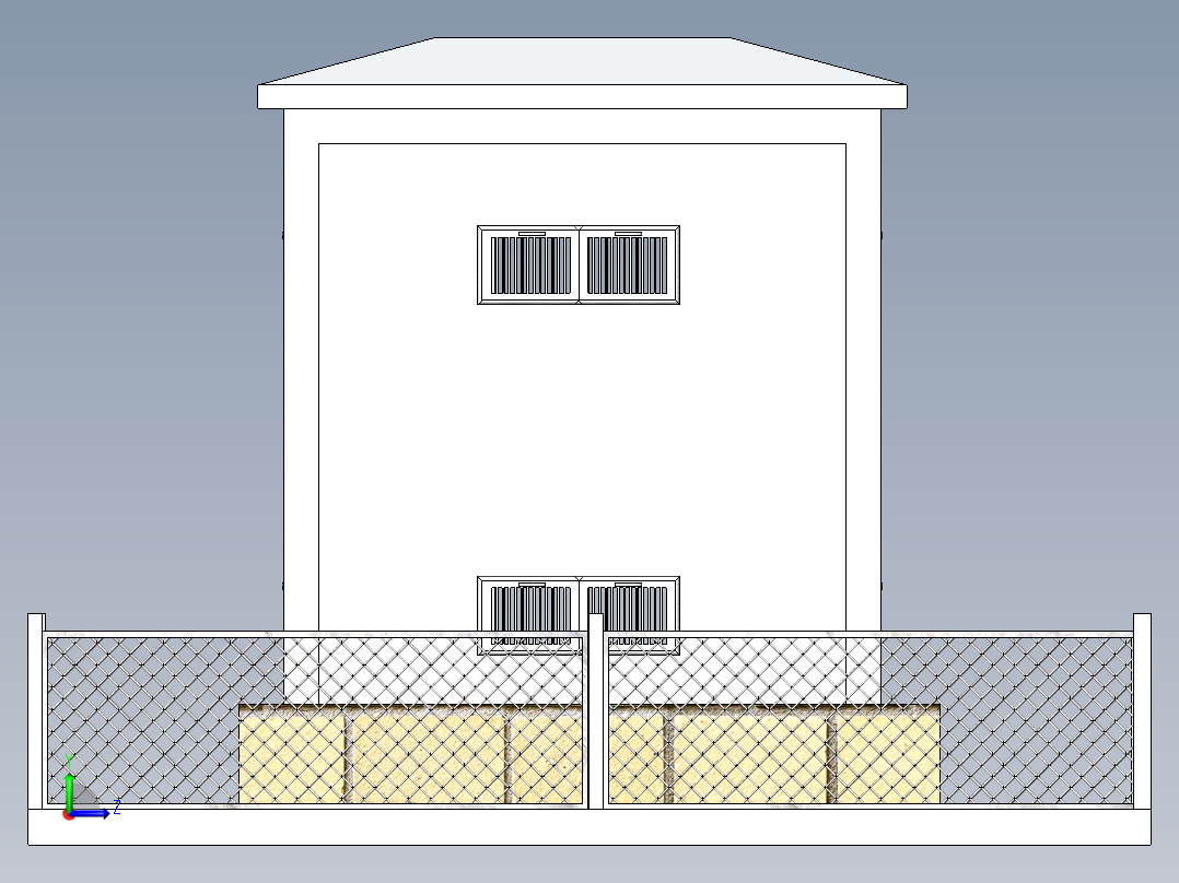 A2004049-加油站左视图