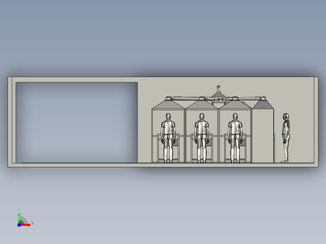 粉尘过滤设备前视图