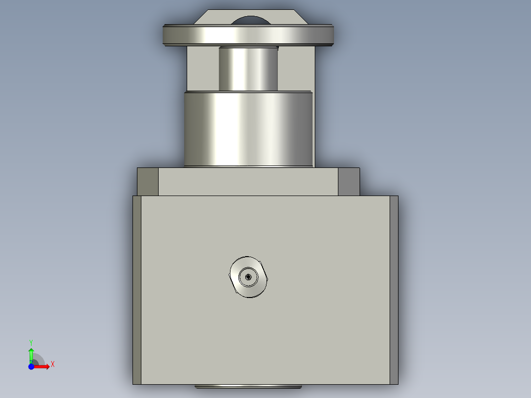 防掉气锁前视图