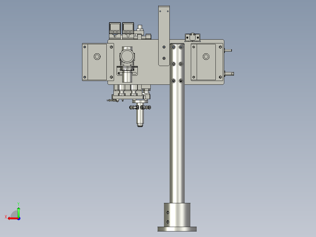 IDK80040D300A-传动齿轮机械手装置后视图