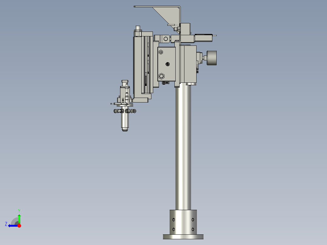 IDK80040D300A-传动齿轮机械手装置右视图