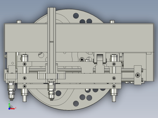 吸盘式多自由度机器人机械手机构前视缩略图