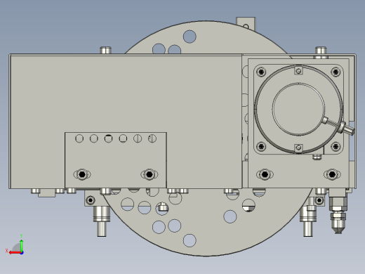 吸盘式多自由度机器人机械手机构后视缩略图