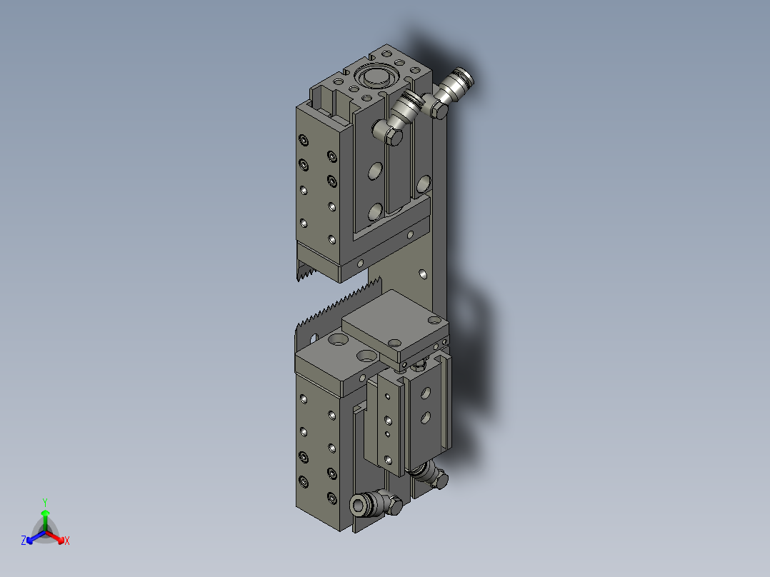 TRD899MINI-2212-00干燥剂切断组件正等轴测图