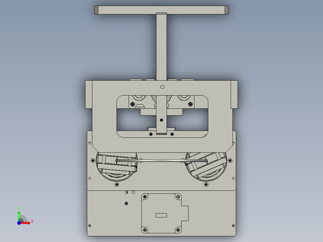 2018SOLIDWORKS1200Z激光切铝箔机构前视图