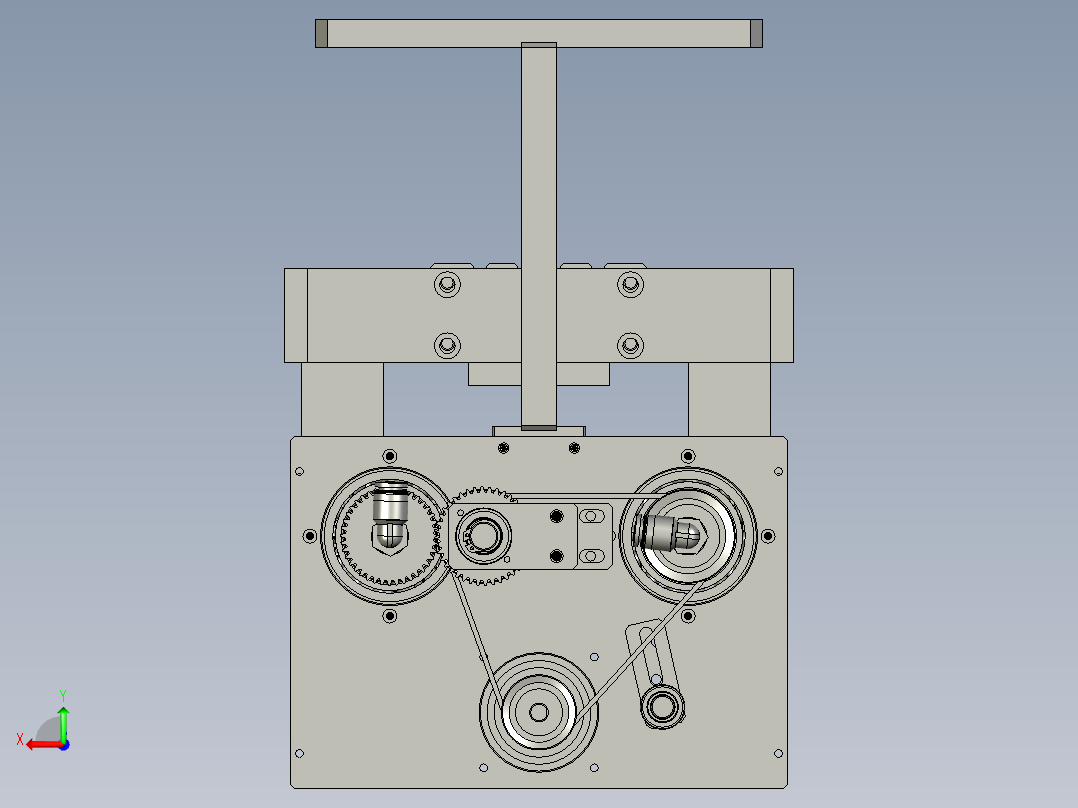 2018SOLIDWORKS1200Z激光切铝箔机构后视图