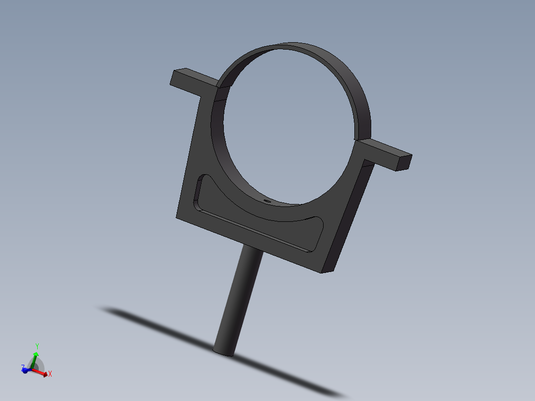 不锈钢管夹-UPVC DN15-DN100主视图