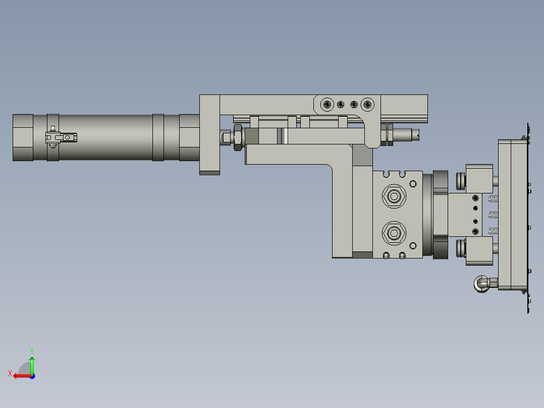 SP下料旋转组件后视图