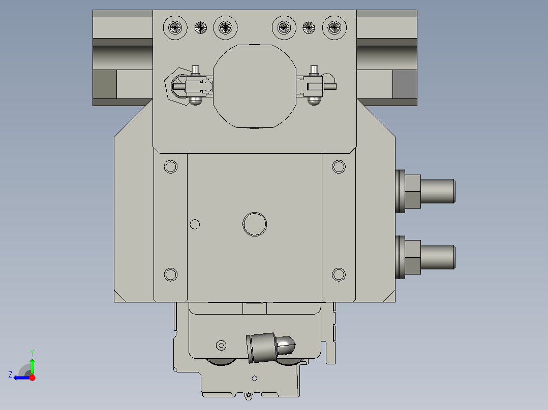 SP下料旋转组件右视图
