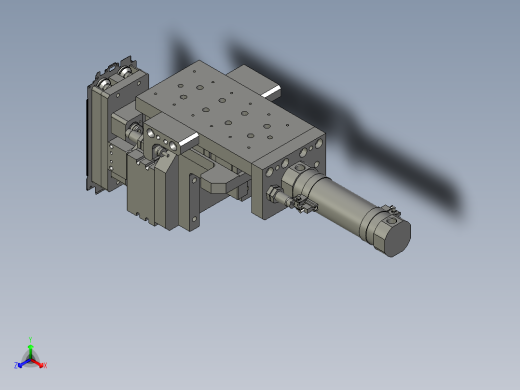SP下料旋转组件正等轴测缩略图