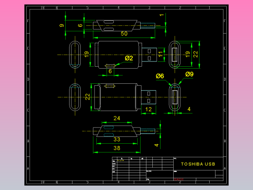 东芝USB dwg技术绘制1快照1