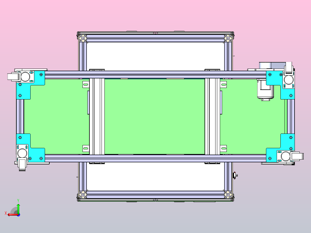 LCD自动测试机后视图