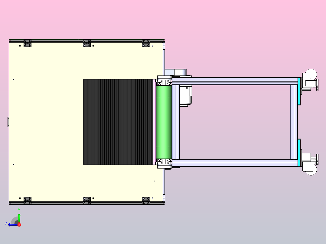 LCD自动测试机右视图