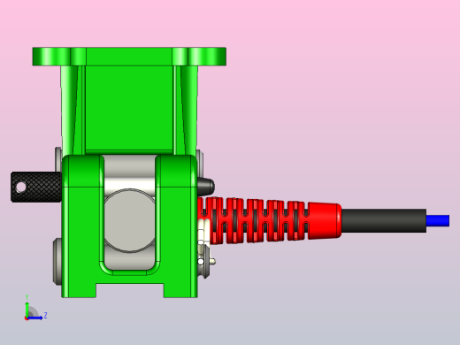 用于水平载荷测量的称重传感器安装支架Alfa M-10T左视缩略图