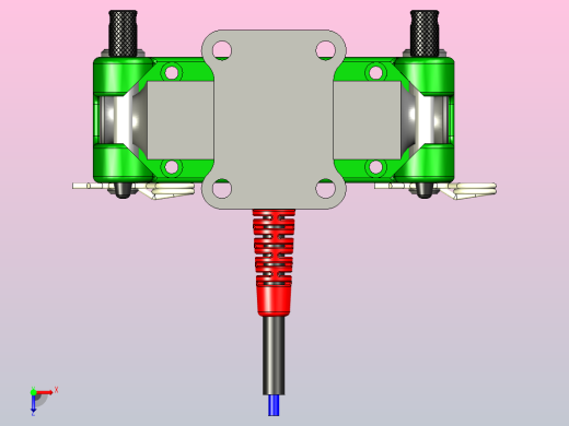 用于水平载荷测量的称重传感器安装支架Alfa M-10T俯视缩略图