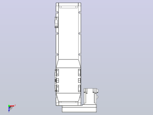滚珠丝杠直线轴内置导轨TPA-GCR-120-1610C-L250-ML-M40-N3俯视缩略图
