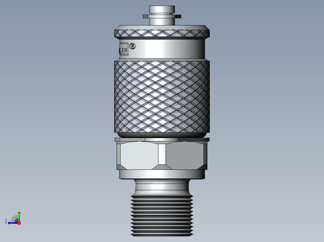 安全阀m16x 2 _ SMK 20–G 1-4–PB右视图