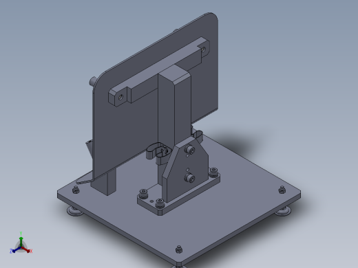 工件的孔位置检查夹具