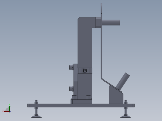 工件的孔位置检查夹具后视缩略图