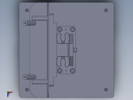 工件的孔位置检查夹具俯视缩略图