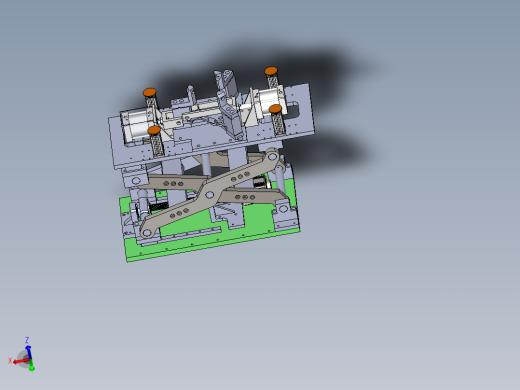 三爪夹具升降平台
