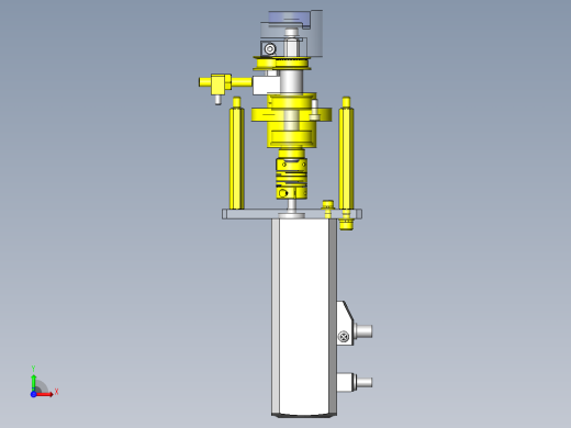 工件任意角度旋转（2个同时）机构前视缩略图