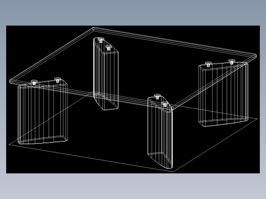 室内家具和灯具等的模型五-K-T28
