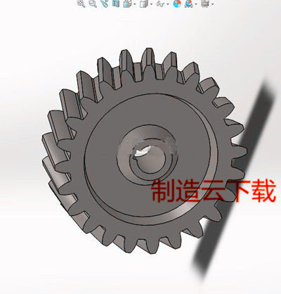 斜齿轮3D模型缩略图