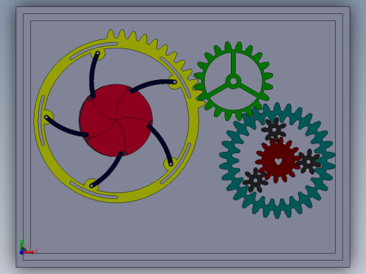 独特的婚戒礼盒前视缩略图