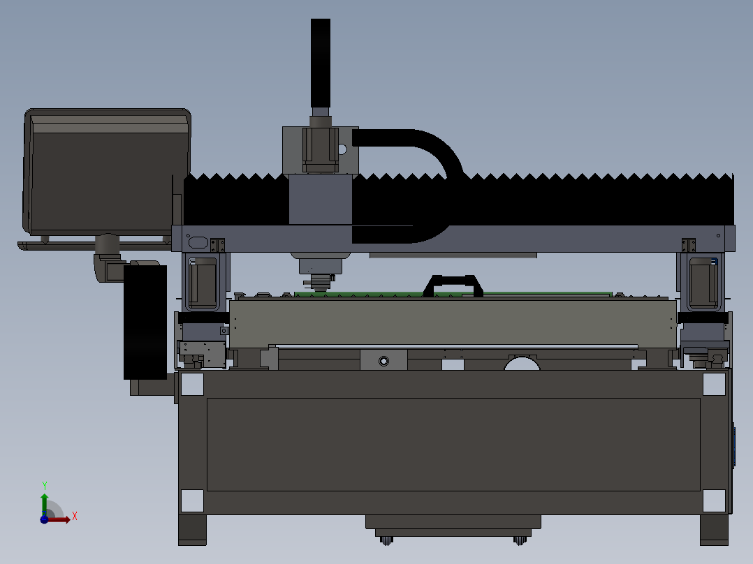 ZDH-QG-003 激光切割机前视图