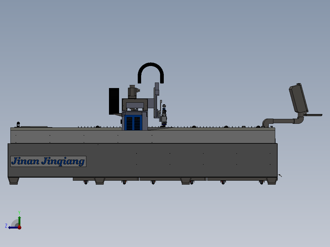 ZDH-QG-003 激光切割机右视图