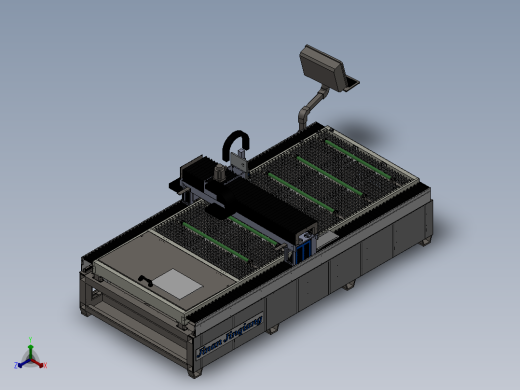 ZDH-QG-003 激光切割机正等轴测缩略图