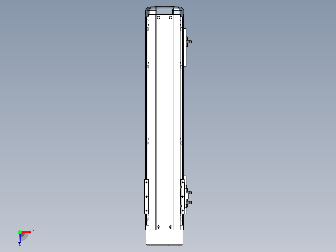 Toyo东佑达直线模组-ETH10-400-BM-200W+煞車俯视图
