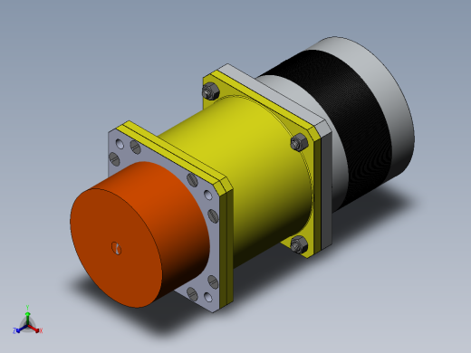 三级行星齿轮减速器三维建模图纸 solidworks设计 附STEP x_t格式正等轴测缩略图