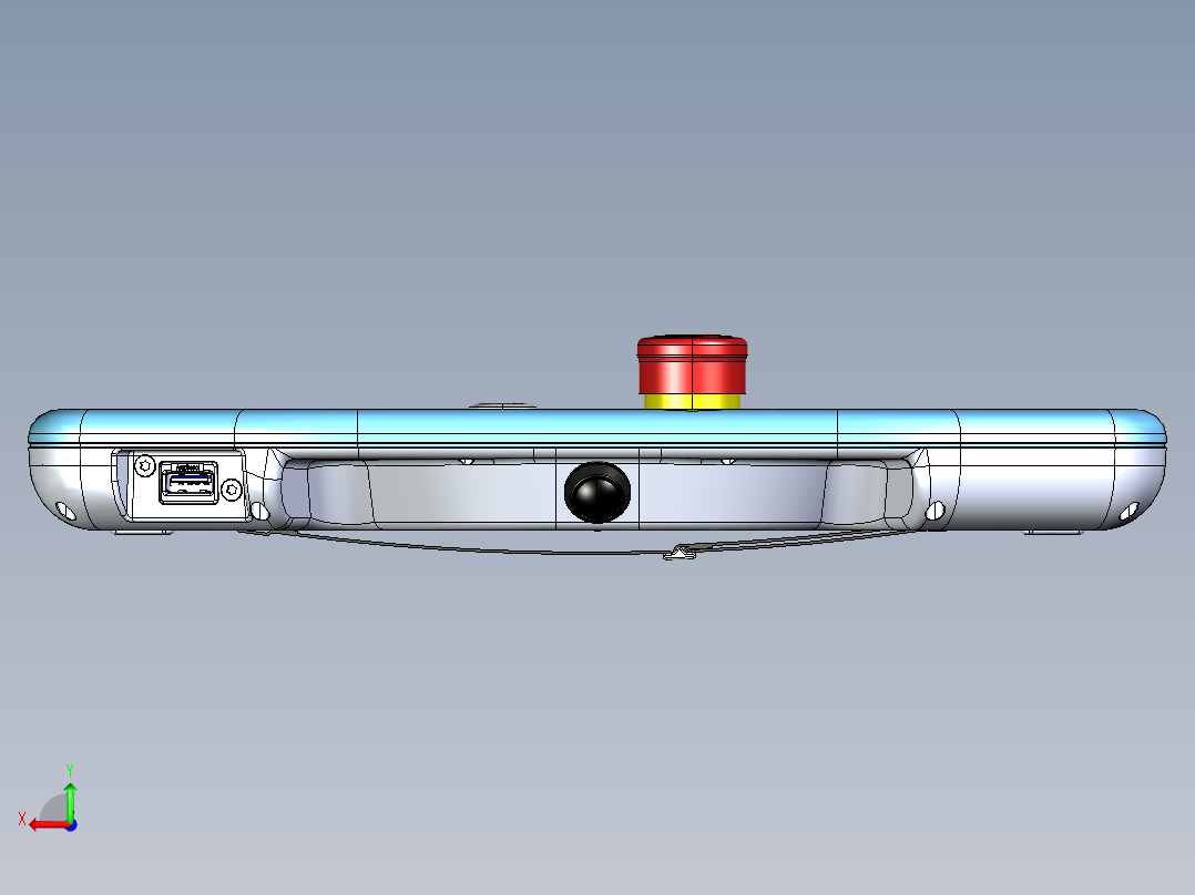 数模-E系列示教器后视图