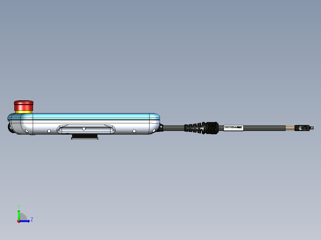 数模-E系列示教器左视图