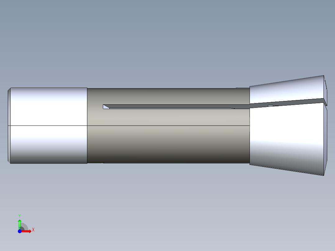 R8-夹头组-R8 COLLET 0.875.STEP前视图