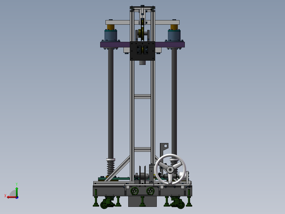 160全自动冲击试验机床后视图