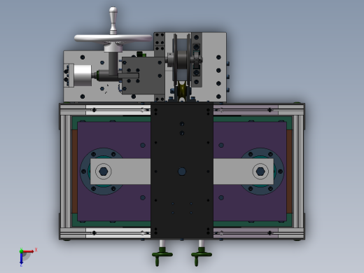 160全自动冲击试验机床俯视缩略图
